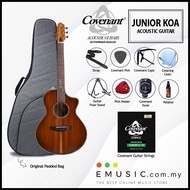Covenant Guitar Junior KOA Acoustic Guitar - Best Performance Guitar with Gigbag and accessories
