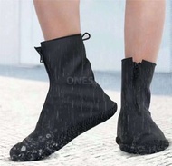 🔥熱賣🔥 💦矽膠防水鞋套 拉鍊雨鞋套 中筒鞋套🏃‍♂