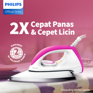 [EXTRA DISKON 15K] Philips Setrika kering HD1173/40 Pink Ceramic 4 Lapis Anti-Lengket seterika phili