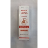 DM Essentials Insta C Physical Sunscreen + Vitamin C SPF 40+ PA++++ (30ML)