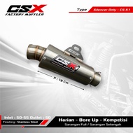 Racing exhaust/exhaust silencer/original silencer/original csx pro exhaust racing silencer for all t