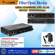 Project - Media converter Gigabit 2 FO/4 FO/6 FO 2 LAN 10/100/1000M Fiber Optic