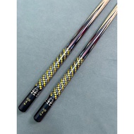 Dragon Scale Small Head Cue Snooker Chinese Black Eight American Black8Nine-ball Cue Pool Cue Full-l