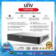 UNIVIEW XVR301-08G3 DVR 8 Channel 5MP Lite 1 HDD G3 Series XVR CCTV !!