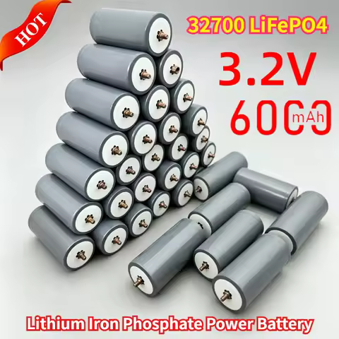 New 100% Original 32700 6000mAh 3.2V Lifepo4 Rechargeable Battery Professional Lithium Iron Phosphat