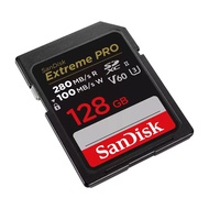 128 GB SD CARD (เอสดีการ์ด) SANDISK EXTREME PRO SDXC UHS-II CARD (SDSDXEP-128G-GN4IN) // เมมโมรี่การ์ด