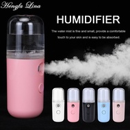 Hengfa Lina 30ml Mini Nano Face Steamer USBNebulizer Facial Sprayer Humidifier Hydrating Anti-aging Wrinkle Women Beauty Skin Care Sprayer