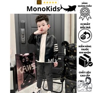 Premium th0m leatherJacket for children, special edition with princely shape 10-40kg_monokids.offici