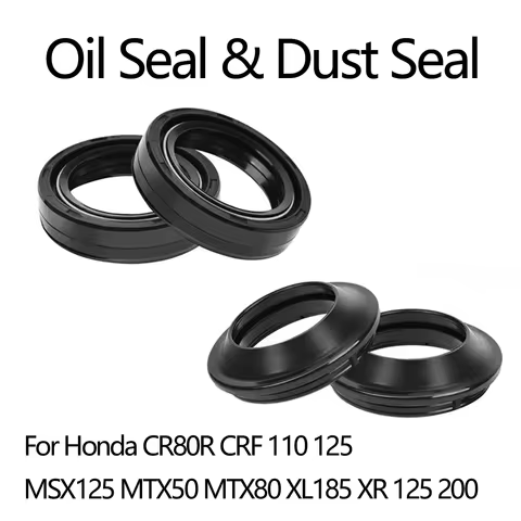 31x43x10.5 31 43 10.5 Oil Seal & Dust Seal Cover Front Fork For Honda CR80R CRF 110 125 MSX125 MTX50