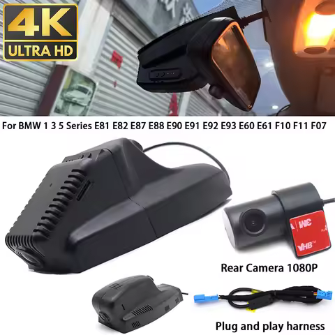 for BMW 1 3 5 Series E81 E82 E87 E88 E90 E91 E92 E93 E60 E61 F10 F11 F07 Dash Cam Front Rear Camera 