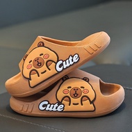 Hobibear Dép trẻ em mùa hè mới bé trai dép họa tiết hoạt hình bé gái dép capybara họa tiết dễ thương
