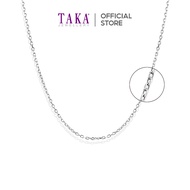 TAKA Jewellery 18K White Gold Wanzi Chain
