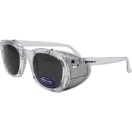 TITUS G12 Retro Style Safety Glasses Soft Folding Stainless Steel Mesh Side Shield Ansi Z87.1