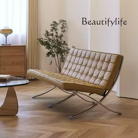 X36 Barcelona Chair Nordic Single Sofa Italian Designer Seat Personality Lounge Chair Lounge Chair R