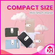 Korean Womens Soft Leather Mini Short Wallet Debit Credit Card Holder Cash Notes Beg Dompet Mini