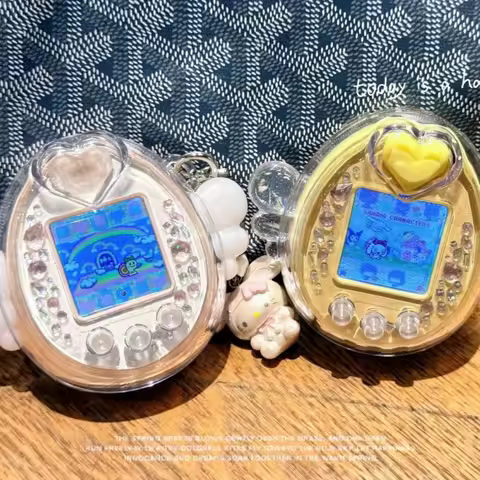 Protective Case Ultra Clear Crystal Angel Heart For Tama Gotchi Ps Id Idl Meets Mix 4u 4u Plus Trans