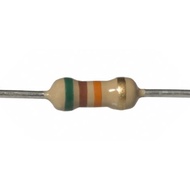(50pcs) 1/4W Carbon Film Resistor - (5.1 ohm to 5.1M ohm) - 5% - Perintang 0.25W Resistor 电阻