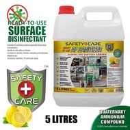 Sprayer消毒枪 FOOD GRADE食品级 消毒水/Sanitizer Safety Care Anti-Bacterial Disinfectant 5L cleanser sanitizer 消毒液 消毒水