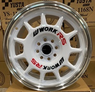 แม็กขอบ 15 Yusta C26 W-Work RS 4/100 (4ล้อ) งานล้อเบา