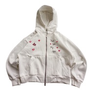 Handpainted zipper hoodie "CAS - APOCALYPSE"