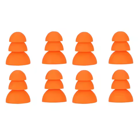 8pcs Silicone Eartips Noise Reduction Replacement Earplugs for Se846 Se535 Se215 and Inner Hole 2.0‑