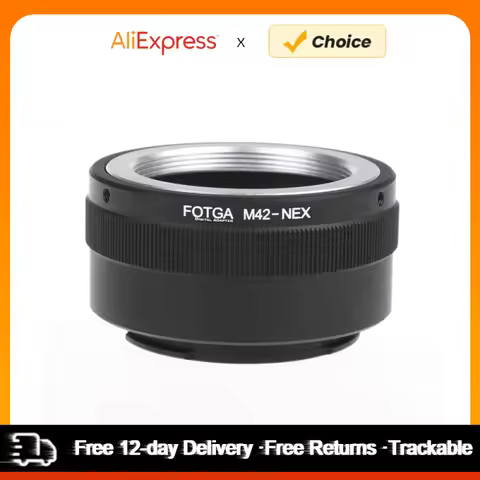 Fotga M42 Adapter Ring for Sony NEX E-mount NEX NEX3 NEX5n NEX5t A7 A6000 M42 adapter ring Metal Mat