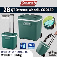 Coleman 28QT Xtreme Wheel cooler Evergreen