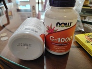美國 NOW Foods C-1000 維他命C 營養補充品2瓶共200枚