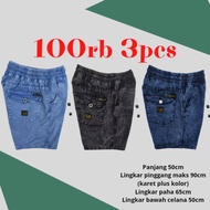 100 THOUSAND GET 3 WISKER MEN'S Ripped SHORTS PREMIUM distro MEN'S Ripped SHORTS men's shorts men's 