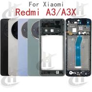 For Xiaomi Redmi A3 / A3X 23129RN51X Battery Back cover Housing middle frame + Button + LCD Front fr