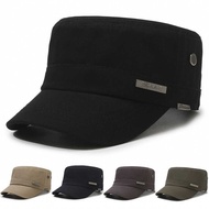 Men Flat Cap Outdoor Sun Hat Breathable Leisure Sports Fishing Cap Middle-aged Elderly Peaked Cap Fl