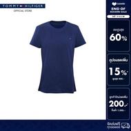 Tommy Hilfiger เสื้อยืด ผู้หญิง รุ่น XW0XW02258 CHS - สีน้ำเงิน