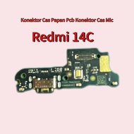 Pcb Board Charging Connector Redmi 14C Mic Charging Connector