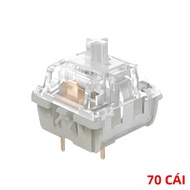 KBDiy Kang Trắng V3 Tuyến Tính Công Tắc 5-Pin Tùy Chỉnh Cherry MX Cho DIY Bàn Phím Cơ Aula F87 Phụ K