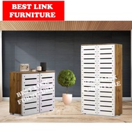 BEST LINK FURNITURE  SHOE CABINET/2 DOOR / LOW/TALL