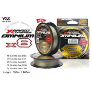 PE Line YGK X-BRAID UPGRADE OMNIUM X8 150/200 m.