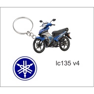 yamaha lc135v4 blue  lc135 v4 keychain 2d
