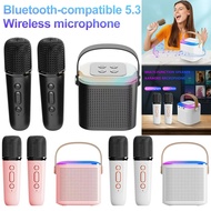 ♥Limit Free Shipping♥ Y1 Portable Microphone Professional wireless microphone Family Support 3.5mm Earphone Bluetooth-Compatible 5.3 Speaker System