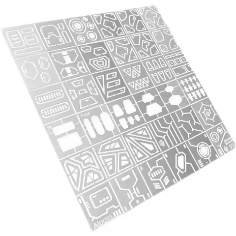Alexen Models AJ0094 AJ0095 Scribing Ruler Model Tool for Engraving Line Armour Detail Modification 