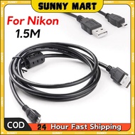 SUNNY 1.5M Charging Cable Camera USB Data Cable For Nikon DSLR D750 D3200 D3300 D5000 D5100