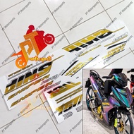 Y15 Y15ZR Sniper Sticker Gold Chrome Special Custom Body Stripe