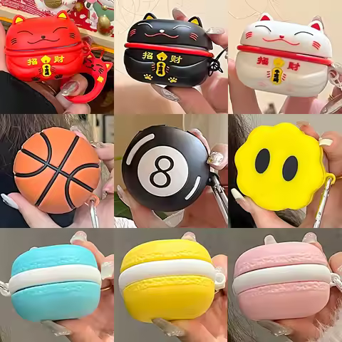 For Samsung Galaxy Buds FE /Pro / Live / Buds2 / Buds2 Pro Case Silicone Case Cute Cartoon Earphone 