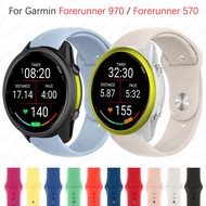 Silicone Strap For Garmin Forerunner 970 / Forerunner 570 42mm 47mm Smart Watch Strap replacement ac