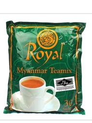 Royal  tea mix ชานม 3in1 รสชาติเข้มข้น หอมกลิ่นชาแท้ (แพ็ค 30 ซอง) ชาพม่า ราคาถูก