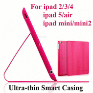 [For apple ipad 2 3 4 ipad 5 air ipad mini mini2] Ultra-thin Smart Leather Cover Case Protective Guards Protector Casing