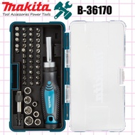 Makita B-36170 47-Piece Rachet Wrench and Bit Set Electric Hand Drill Hexagon Handle Screwdriver Bit