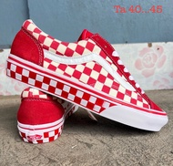 Van Style 36 Checkerboard รองเท้าผ้าใบ ผ้าแคนวาส มี 2 สี Sz.40-45 ลายตาราง สไตล์สตรีท มีกล่องครบเซท 