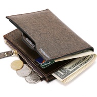 Fashion Men Wallet With Coin Bag Zipper Small Money Purses Mini Wallet New Design Dollar Purse Money Clip Man Wallet