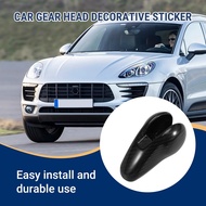 Car Shift Knob Head Cover Trim Sticker Carbon Fiber For Porsche Macan Panamera Boxster Cayman 718 91