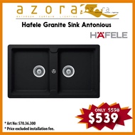 Hafele Granite Sink Antonious 570.36.300